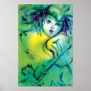 PÓSTER CORONA EN VERDE