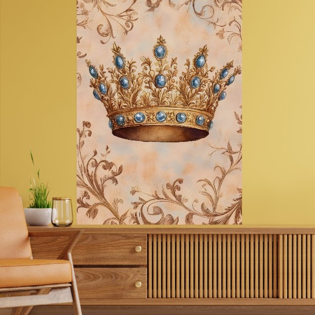 Póster Corona real.  (Salón 2)