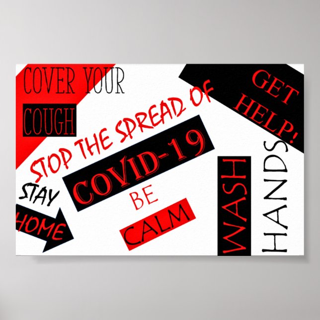 PÓSTER CORONA VIRUS (Frente)