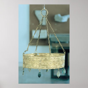 Póster Corona votiva del tesoro de Guarrazar