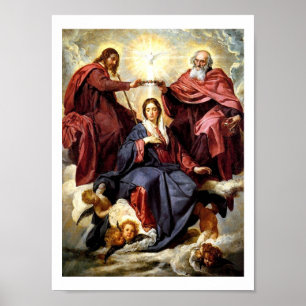 Póster Coronación de la Virgen