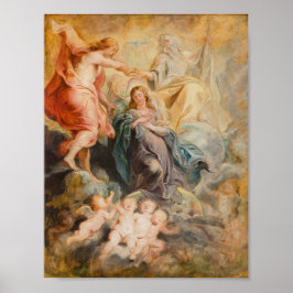 Póster Coronación de la Virgen