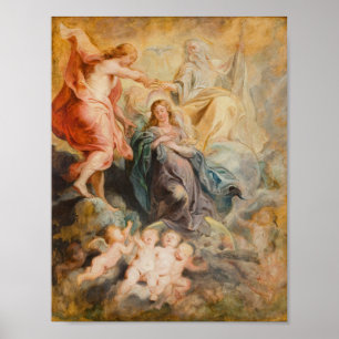 Póster Coronación de la Virgen