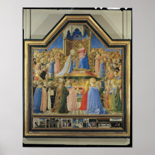 Póster Coronación de la Virgen, c.1430-32