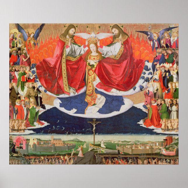 Póster Coronación de la Virgen, finalizada 1454 2 (Frente)