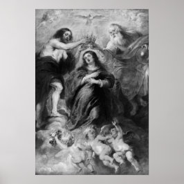 Póster Coronación de la Virgen María