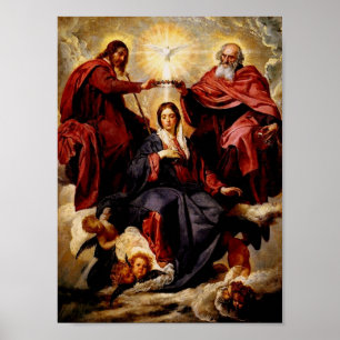 Póster Coronación de la Virgen María Poster