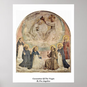 Póster Coronación De La Virgen Por Fra Angelico