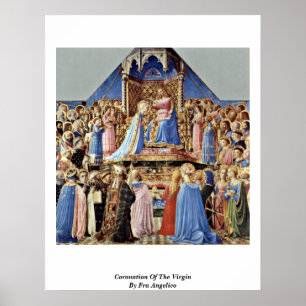 Póster Coronación De La Virgen Por Fra Angelico
