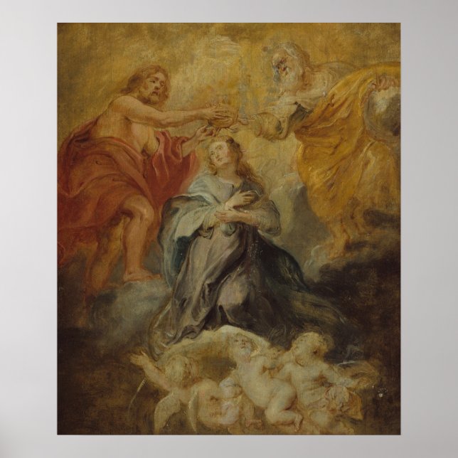 Póster Coronación de María (Frente)