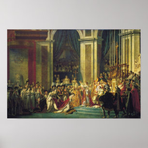 Póster Coronación de Napoleón por David - Poster