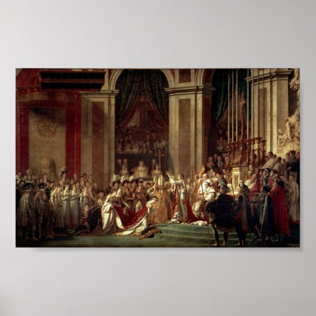 Póster Coronación de Napoleón por Jacques-Louis David (Frente)