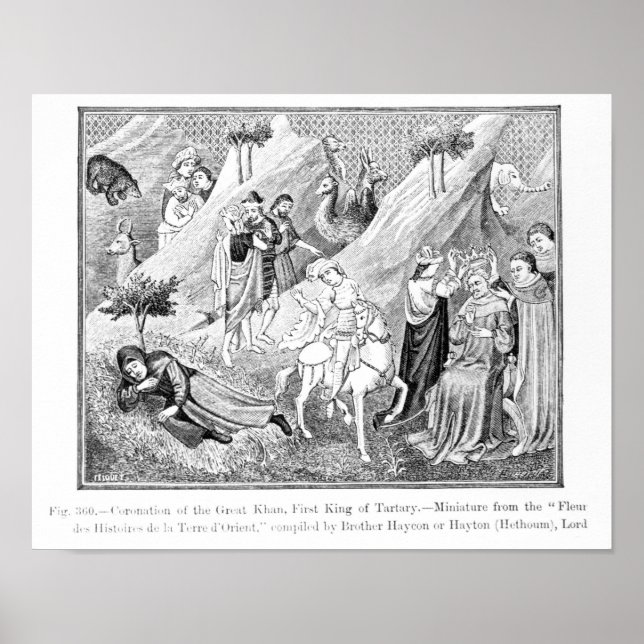 Póster Coronación del Gran Khan (Frente)