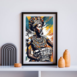 Póster Coronada en Ritmo y Fuego