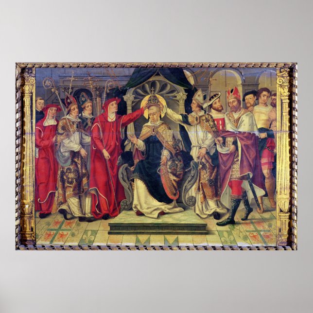 Póster Coronation of Pope Celestine V  in August 1294 (Frente)