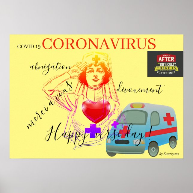Póster Coronavirus (Frente)