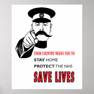 Póster Coronavirus Lord Kitchener Poster
