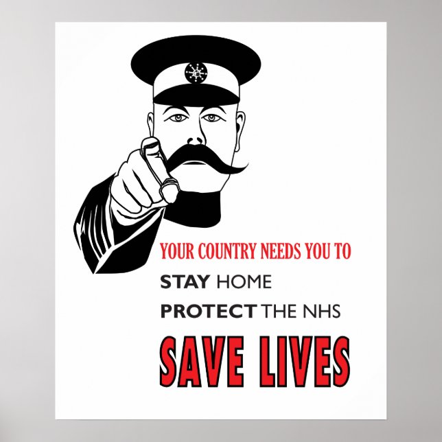 Póster Coronavirus Lord Kitchener Poster (Frente)