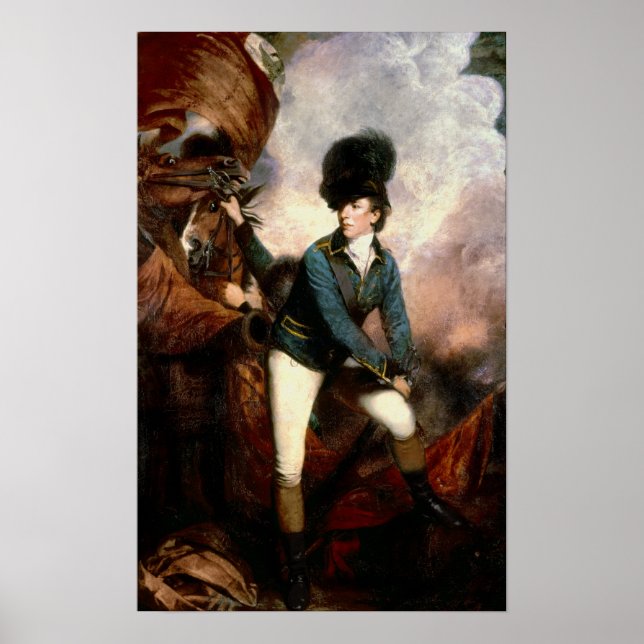 Póster Coronel Banastre Tarleton 1782 (Frente)