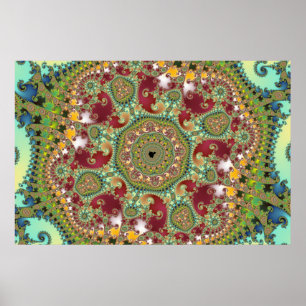 Póster Coronel - Fractal