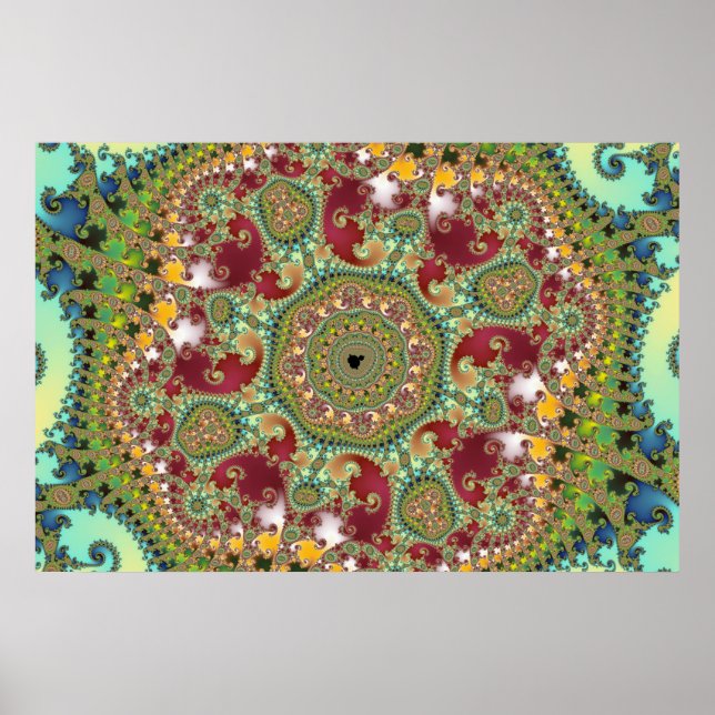 Póster Coronel - Fractal (Frente)