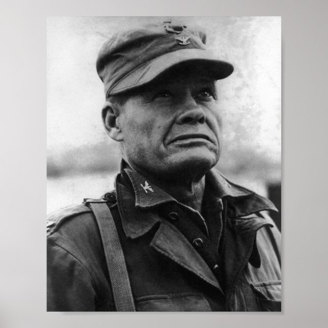 Póster Coronel Lewis "Chesty" Puller - 1950 (Frente)