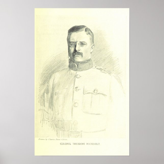 Póster Coronel Theodore Roosevelt (Frente)