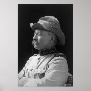 Póster Coronel Theodore Roosevelt de 1898