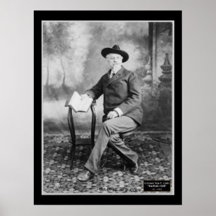 Póster Coronel Wm F. Buffalo Bill Cody 1907