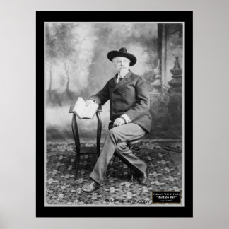 Póster Coronel Wm F. Buffalo Bill Cody 1907