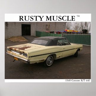 Póster Coronet R/T 1968