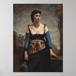 Póster Corot - Agostina