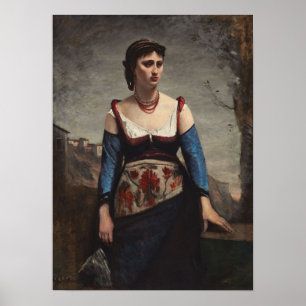 Póster Corot - Agostina