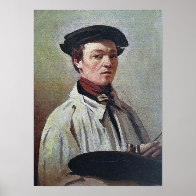 Póster Corot - autorretrato (Frente)