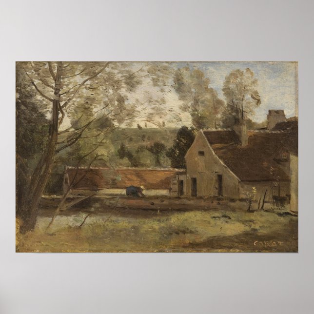 Póster Corot - Chateau Thierry 1855 (Frente)