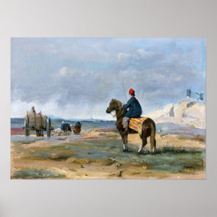 Póster Corot - El agricultor de Pithiviers