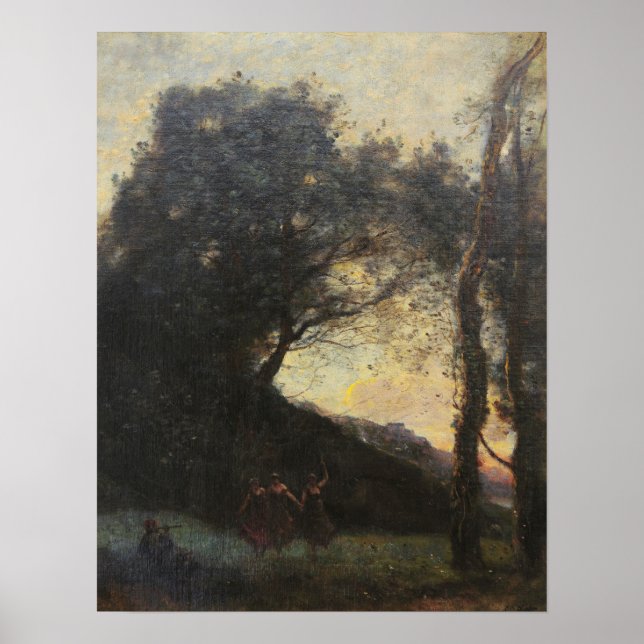 Póster Corot - El Baile Del Pastor (Tarde) (Frente)