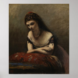 Póster Corot - El Chica Gipsy 1870
