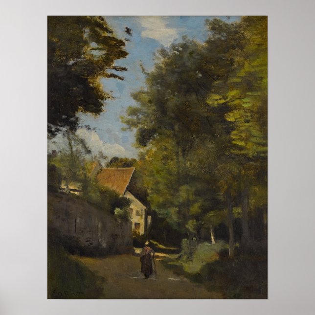 Póster Corot - El muro (Frente)