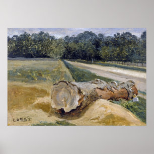Póster Corot - Fontainebleau Pavé De Chailly