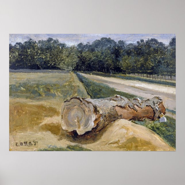 Póster Corot - Fontainebleau Pavé De Chailly (Frente)