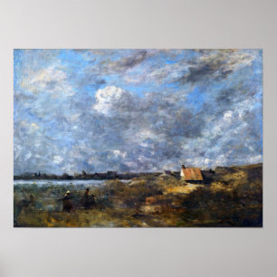 Póster Corot - La ráfaga de viento