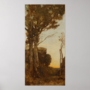 Póster Corot - Las Cuatro Estaciones Del Día (Mañana)