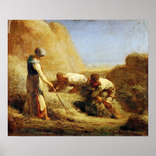 Póster Corot - Los Haymakers 1850 (Frente)