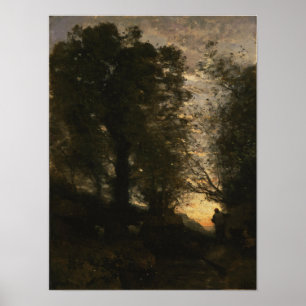 Póster Corot - Pastor de Terni
