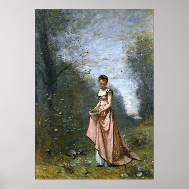 Póster Corot - Primavera De La Vida (Frente)