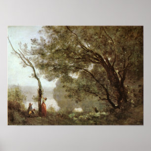 Póster Corot - Souvenir de Mortefontaine