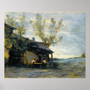 Póster Corot - Vaugirard Cafe