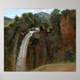Póster Corot - Waterfall At Terni