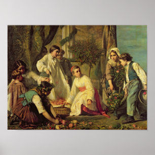 Póster Corpus Christi, 1855